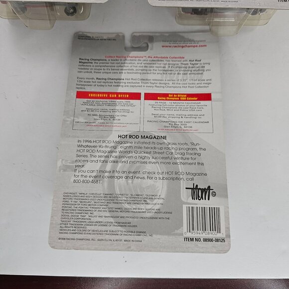 Racing Champions Hot Rod Magazine Cars Lot of 3 49 Custom Merc 50 Ford Custom 32 - Picture 8 of 8